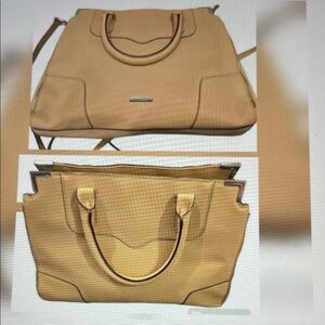 Authentic Rebecca Minkoff   Amorous Satchel & Crossbody in Natural
